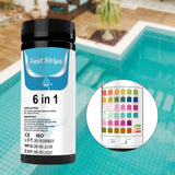 Maxbell Water Test Strips 50 Count Chlorine PH for Freshwater Swimming Pool Hot Tub