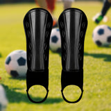 Maxbell 1 Pair Football Shin Guards Adult Youth Adjustable Straps Durable Shin Pads kids black