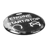 Maxbell Carbon Fiber Engine Start Stop Push Button Cover for Ford Mustang Black