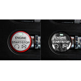 Maxbell Carbon Fiber Engine Start Stop Push Button Cover for Ford Mustang Black