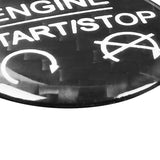 Maxbell Carbon Fiber Engine Start Stop Push Button Cover for Ford Mustang Black