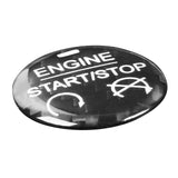 Maxbell Carbon Fiber Engine Start Stop Push Button Cover for Ford Mustang Black