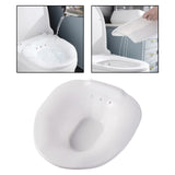 Maxbell Sitz Bath Over The Toilet Squat Free Toilet Seat for Pregnant Women White