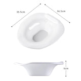 Maxbell Sitz Bath Over The Toilet Squat Free Toilet Seat for Pregnant Women White