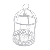 Maxbell Bird Cage Makeup Organizer Dresser Organizer for Party Home Decoration White