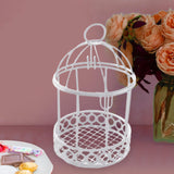 Maxbell Bird Cage Makeup Organizer Dresser Organizer for Party Home Decoration White