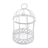 Maxbell Bird Cage Makeup Organizer Dresser Organizer for Party Home Decoration White