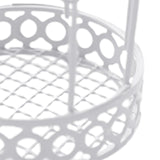 Maxbell Bird Cage Makeup Organizer Dresser Organizer for Party Home Decoration White