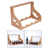 Maxbell Wood Countertop Wine Rack Freestanding Display Shelve for Cabinet Hotel Club