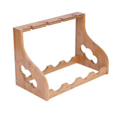 Maxbell Wood Countertop Wine Rack Freestanding Display Shelve for Cabinet Hotel Club