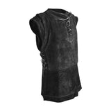 Maxbell Pirate Costume Costumes Vest Outfit for Masquerade Ball Outdoor Activity Men L Black