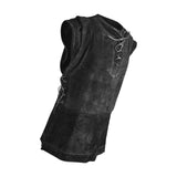 Maxbell Pirate Costume Costumes Vest Outfit for Masquerade Ball Outdoor Activity Men L Black