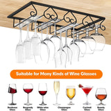 Maxbell Wine Glass Holder Storage Hanger Organizer for Kitchen Restaurant Shelf