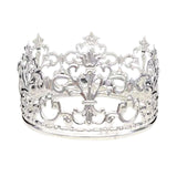 Maxbell Crown Cake Topper Cake Decorations Vintage Style for Women Celebration Silver