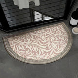 Maxbell Super Absorbent Baroque Print Bath Mat Toilet Covers for Door Entrance Style E