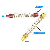 Maxbell Motorcycle Brakes Springs Retractable Alloy Head for Most Motorbikes Red