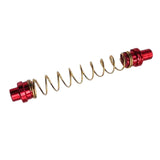 Maxbell Motorcycle Brakes Springs Retractable Alloy Head for Most Motorbikes Red