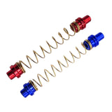 Maxbell Motorcycle Brakes Springs Retractable Alloy Head for Most Motorbikes Red