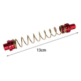 Maxbell Motorcycle Brakes Springs Retractable Alloy Head for Most Motorbikes Red