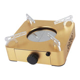 Maxbell Outdoor Alcohol Burner Portable Backpacking Camping Hiking Mini Stove Cooker Champagne Gold