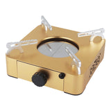 Maxbell Outdoor Alcohol Burner Portable Backpacking Camping Hiking Mini Stove Cooker Champagne Gold