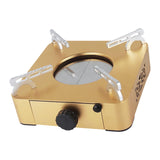 Maxbell Outdoor Alcohol Burner Portable Backpacking Camping Hiking Mini Stove Cooker Champagne Gold