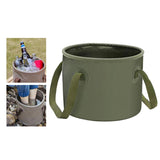 Maxbell Camping Storage Bucket Collapsible Big Capacity for Outdoor Fishing Camping Green 20L