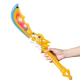 Maxbell Plastic Light up Gear Sword and Sound Dress up for Toddlers Kids Halloween