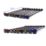 Maxbell Stylish Collar Bar Pin for Mens Clasps Jewelry Decor for Party Formal Gifts Black Diamond