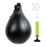 Maxbell Boxing Speed Bag Hanging Punch Bag Speedball Fitness Fighting Black