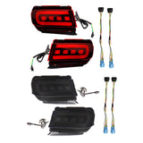 Maxbell 2x LED Bumper Reflector Lights Fit for Toyota Land Cruiser Prado 150 Red