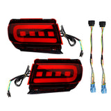 Maxbell 2x LED Bumper Reflector Lights Fit for Toyota Land Cruiser Prado 150 Red