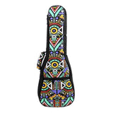 Maxbell Ukulele Case Bag Thick Dustproof Shockproof with Handle for Concert 23 inch