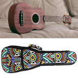 Maxbell Ukulele Case Bag Thick Dustproof Shockproof with Handle for Concert 23 inch