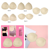 Maxbell 1 Pair Women Bra Insert Pads Breast Enhancer 4.13x4.13x0.79inch Style A