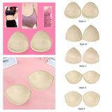 Maxbell 1 Pair Women Bra Insert Pads Breast Enhancer 4.13x4.13x0.79inch Style A