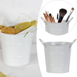 Maxbell Multi Functional Icing French Fries Bucket with Handles for Home BBQ Kitchen White