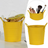 Maxbell Multi Functional Icing French Fries Bucket with Handles for Home BBQ Kitchen Yellow