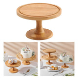 Maxbell Pastry Cake Stand with Dome Cover Round Commercial Baby Shower Kitchen 8 inch