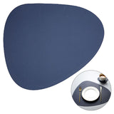 Maxbell Double Sided Placemat Stain Resistant Kitchen Decor Plate Mats Blue Gray