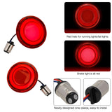 Maxbell Flashing LED Turn Signal Lights Accessories Replacement for Harley Red