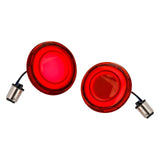 Maxbell Flashing LED Turn Signal Lights Accessories Replacement for Harley Red