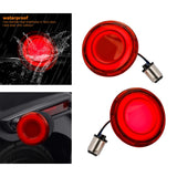 Maxbell Flashing LED Turn Signal Lights Accessories Replacement for Harley Red