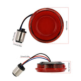 Maxbell Flashing LED Turn Signal Lights Accessories Replacement for Harley Red