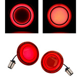 Maxbell Flashing LED Turn Signal Lights Accessories Replacement for Harley Red