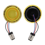 Maxbell Flashing LED Turn Signal Lights Accessories Replacement for Harley Yellow