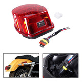 Maxbell LED Rear Tail Light Rear Brake Lamp Signal Light for Harley XL Fxlr Red