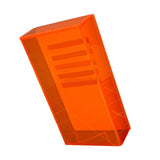 Maxbell Acrylic Eyelash Storage Box Single Layers for False Eyelash Mink Lashes Orange