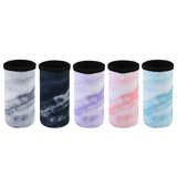 Maxbell Cup Sleeve Washable Heat Resistant Resuable for Coffee Tea Hot Cold Beverage 5pcs marble texture