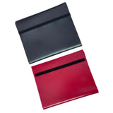 Maxbell 9 Pocket Album Folder Clear Trading Card Binder for Baseball Cards Red